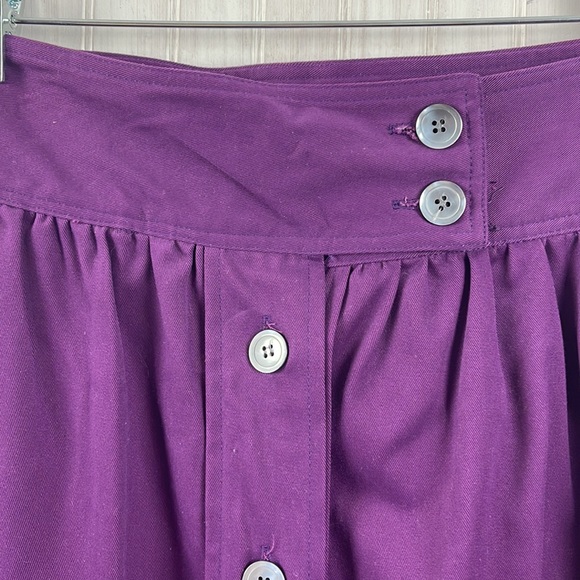 NO. 6 STORE PARSON MIDI BUTTON DOWN SKIRT S Mnwot - Picture 3 of 8